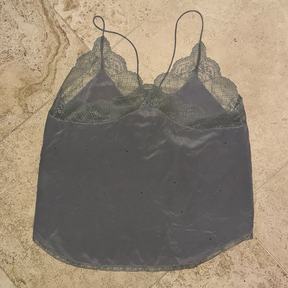 ZADIG & VOLTAIRE CHRISTY STRASS CAMISOLE - Picture 2 of 5